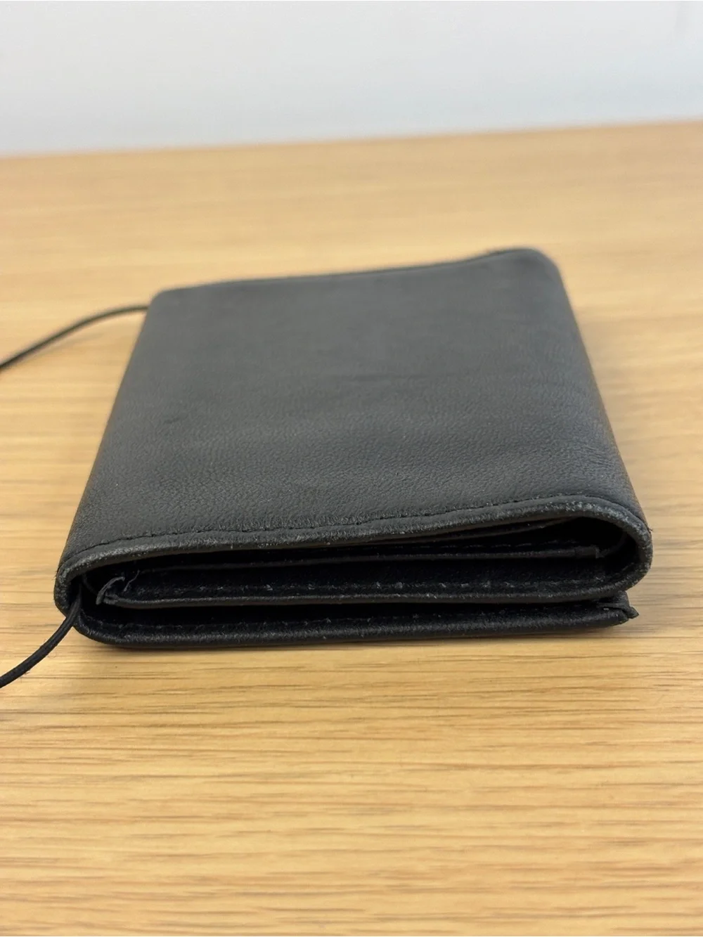 Pittsburgh Steelers Black Leather Wallet with Logo Patch NEW!